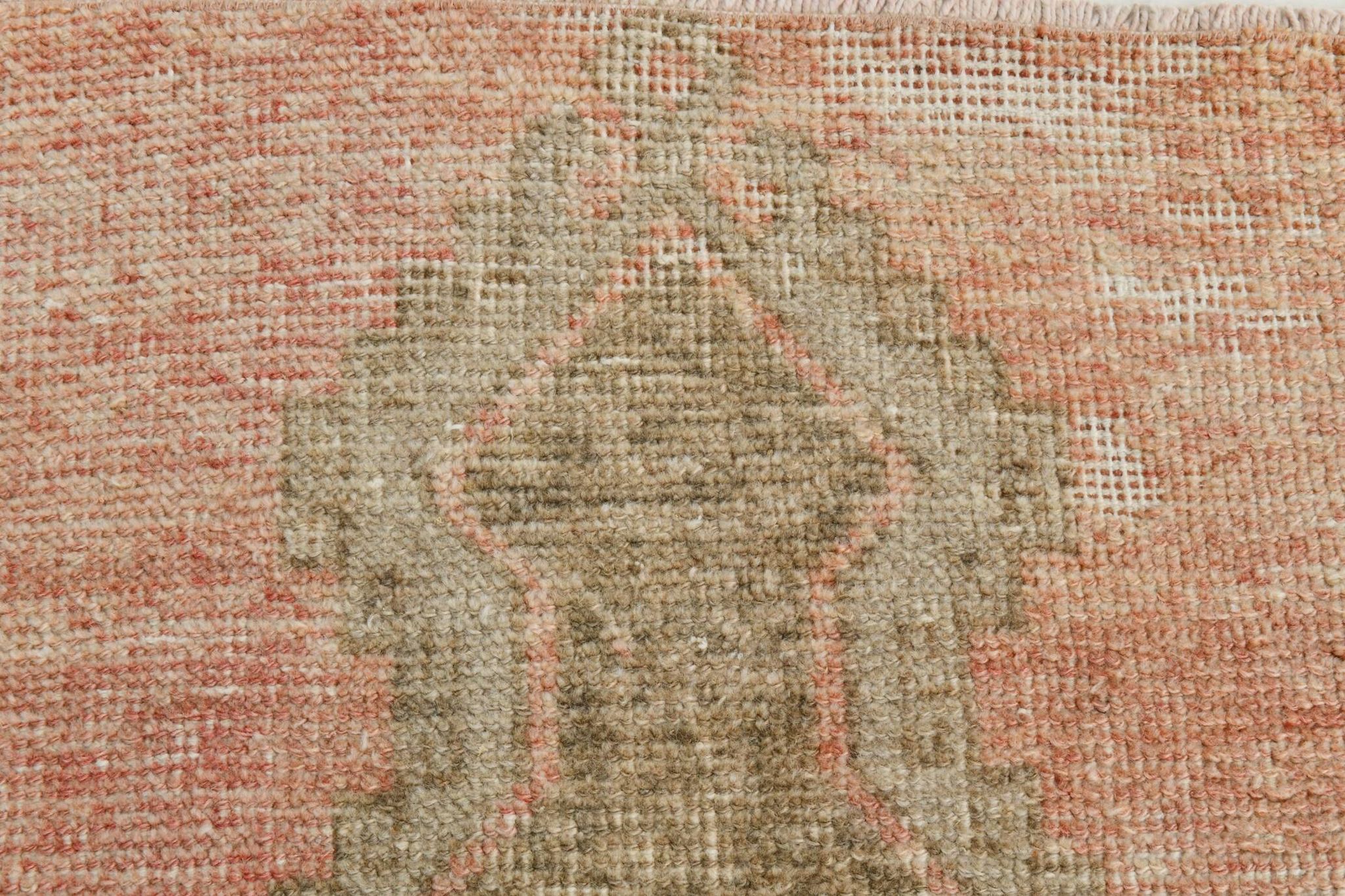 Wool Vintgae Runner Rug, Mid-Century Textile Runner Rug, 86x367 Cm