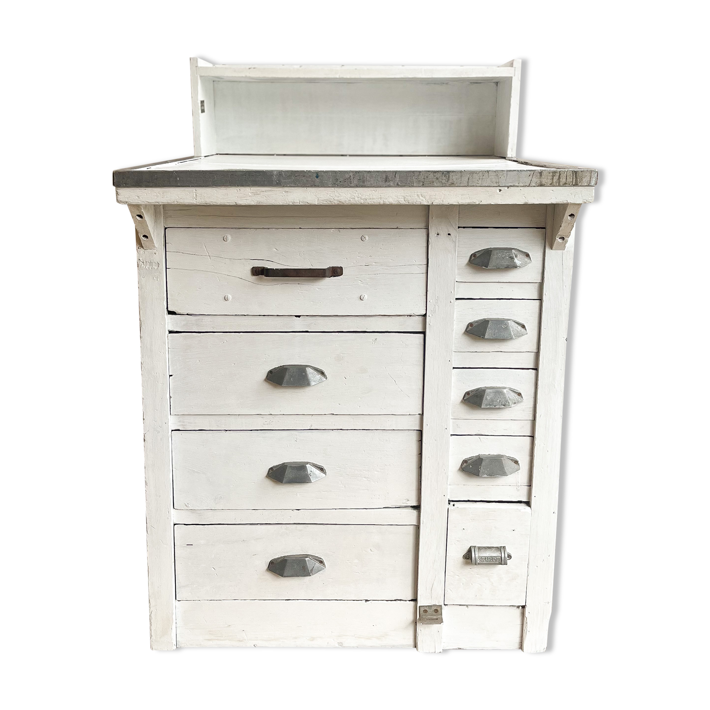 Former small white patina trading post