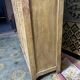 Double filing cabinet with notary curtains in solid oak 1950