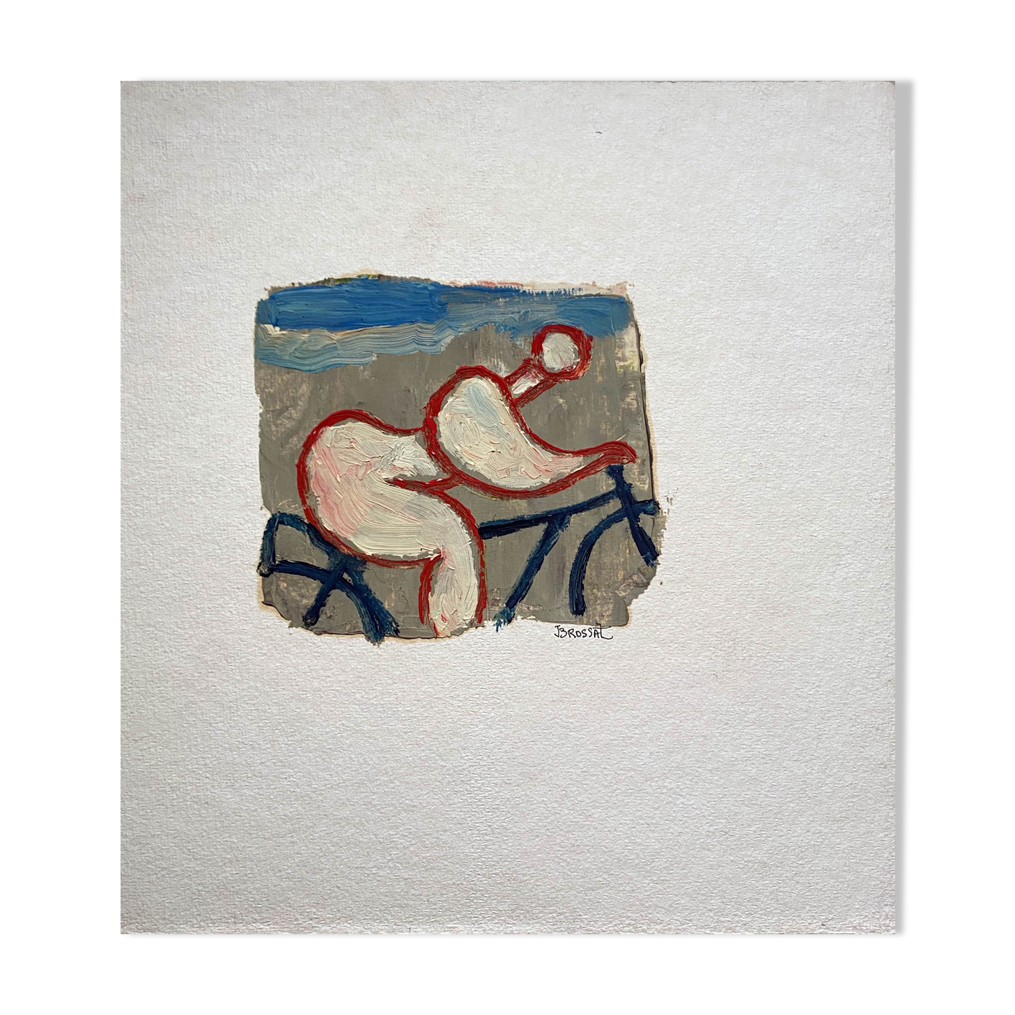 Table "The cyclist" HSP cycling sport by J.M. Brossat