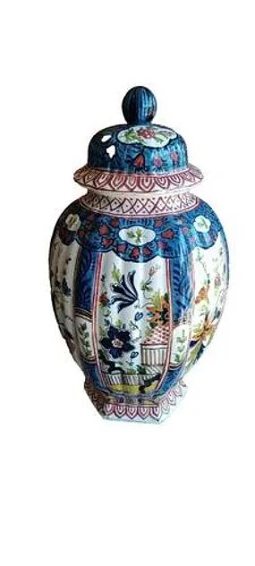 Antique European Ceramic Vase, 19th Century