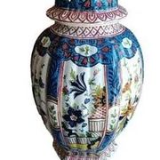 Vase en céramique européen ancien, 19e siècle