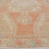 Tapis anatolien orange et beige sku 2434