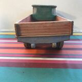 Ancien jouet camion benne bois jeu vintage