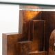 Matteo Ceccarelli. Sculptural table in "brutalist" style. 1980s.