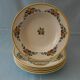 Lot de 6 assiettes creuses Art Déco en faïence BOCH LA LOUVIERE