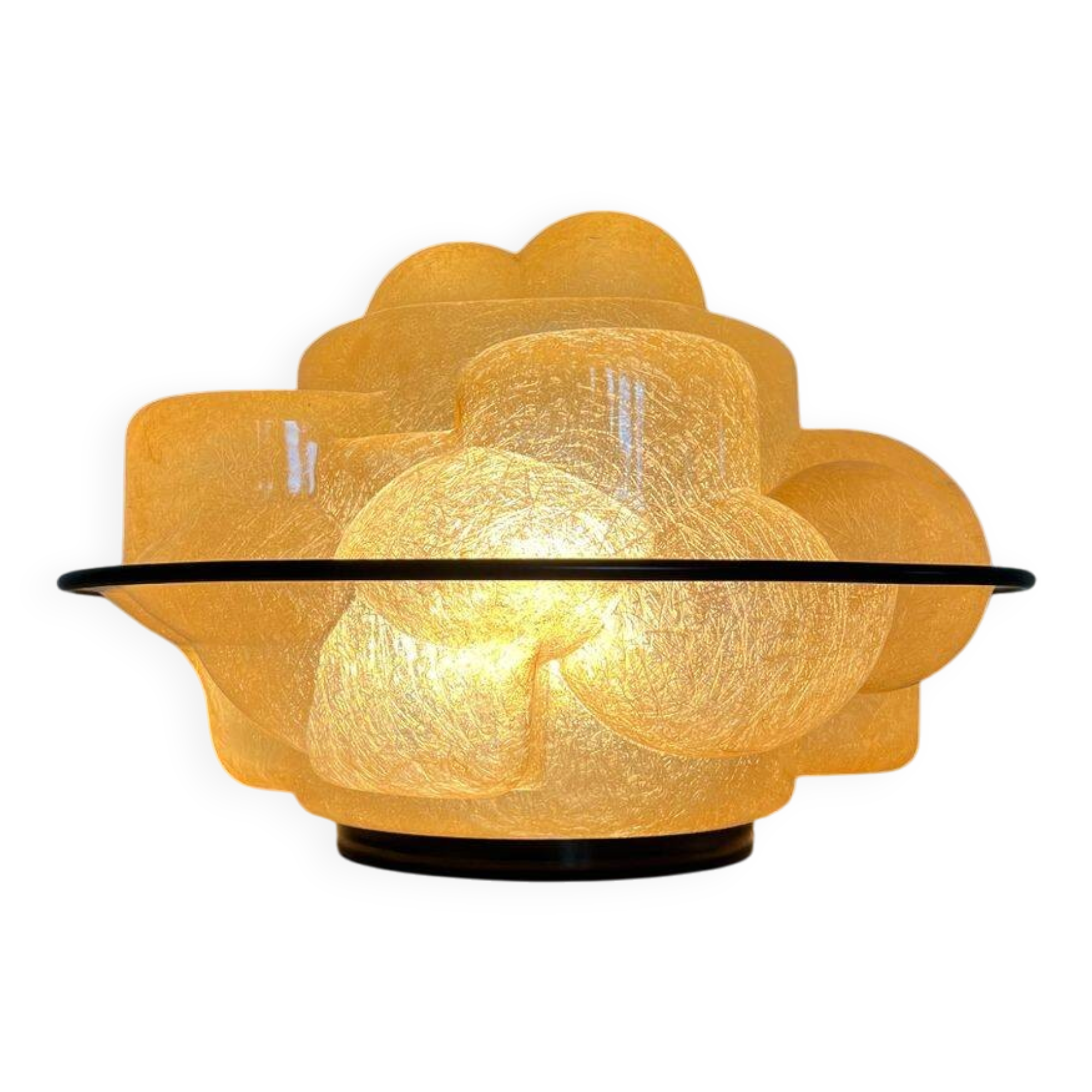 Lampe de sol/table Profiterole par Sergio Asti pour “Martinelli Luce”