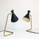 Pair of Italian “cocotte” lamps. 50s design