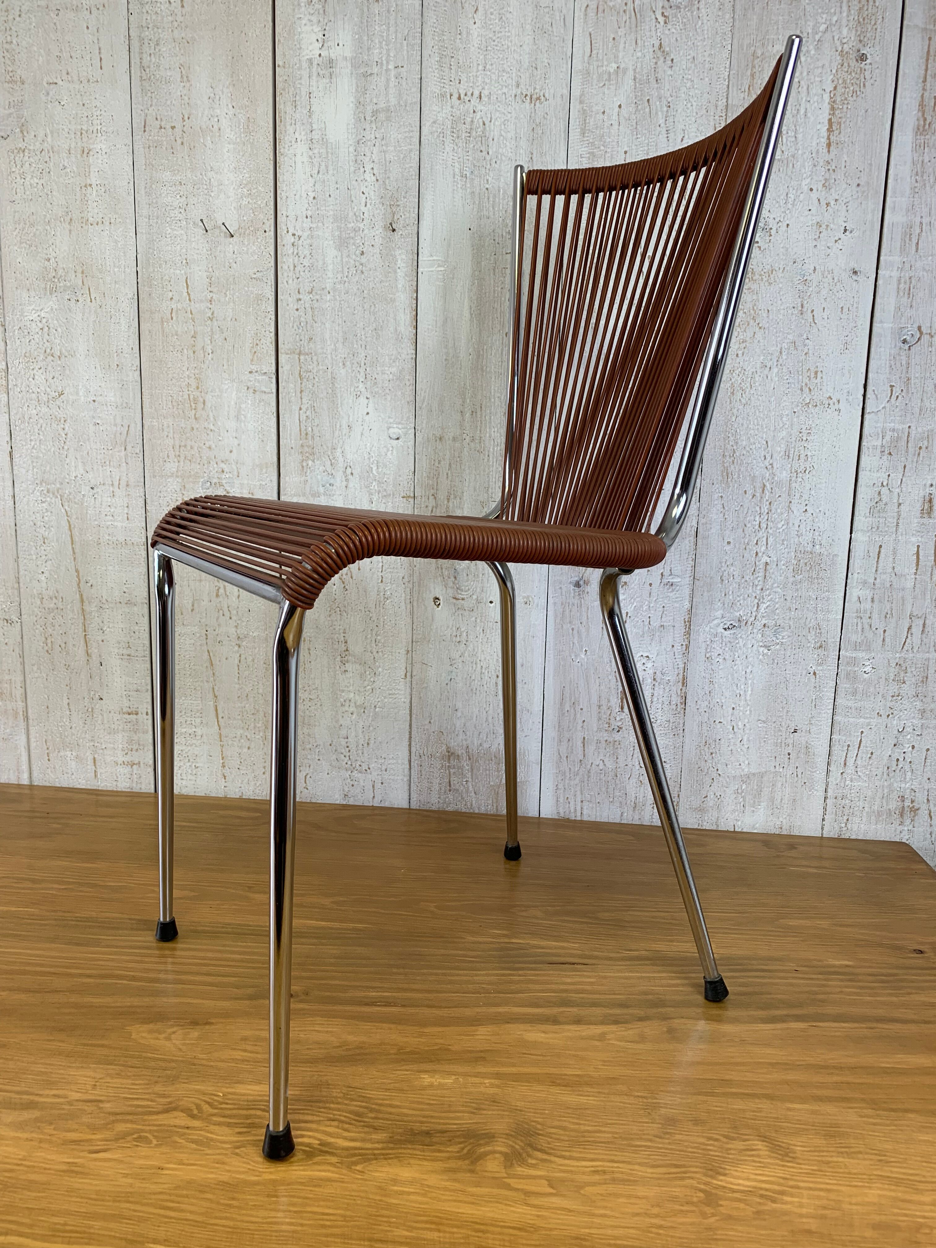 Pair of scoubidou chairs