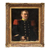 Portrait painting of a young French soldier, 1900