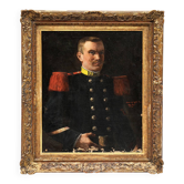 Portrait d'un jeune soldat français, 1900