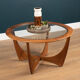 Retro Teak 1960s G Plan Fresco Astro Teak & Glass Coffee Table