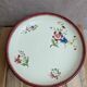 Antique compote dish Sarreguemines – Strasbourg model – floral decoration