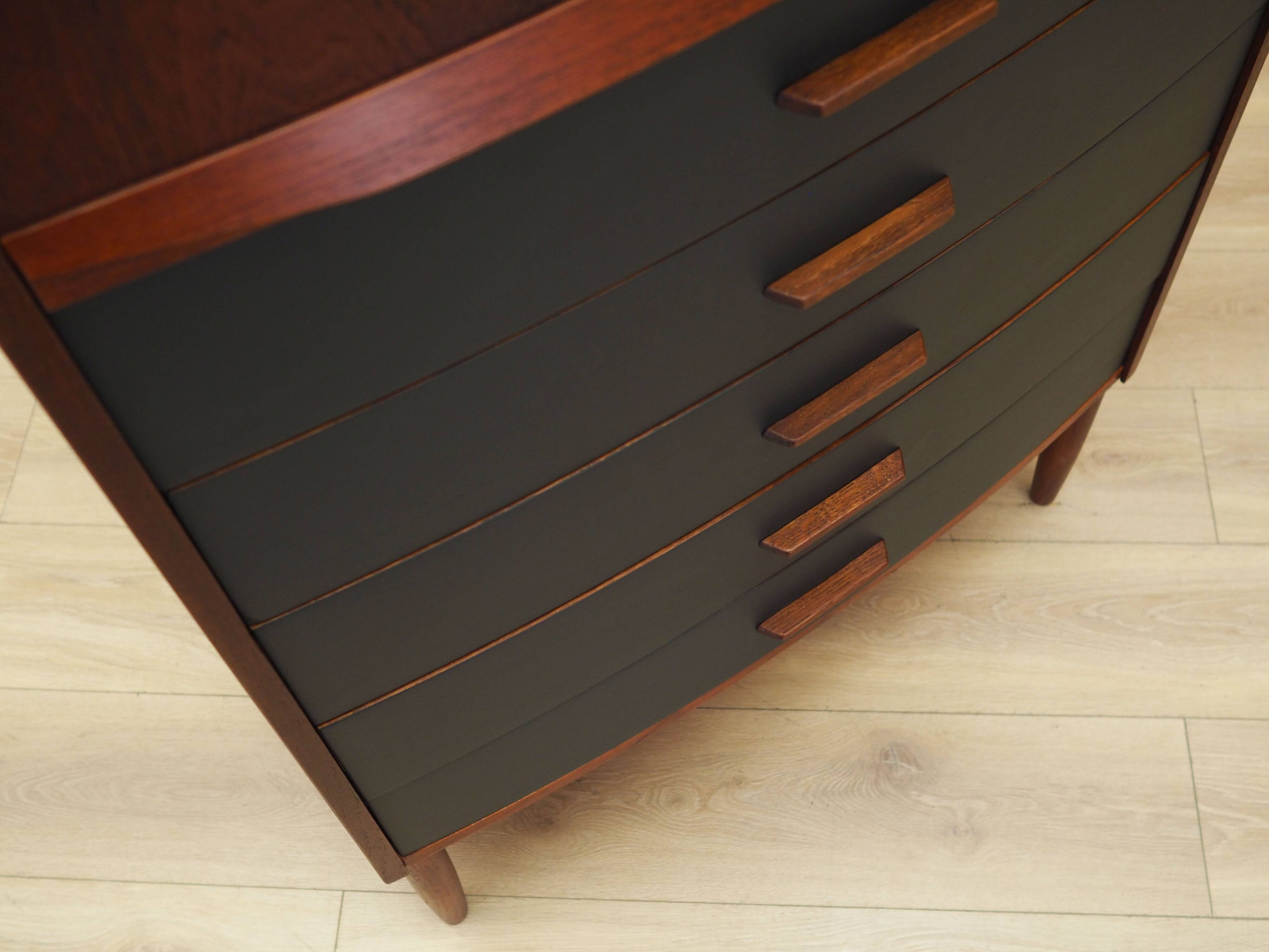 Teak chest of drawers, Danish design, 1970s, production: Denmark