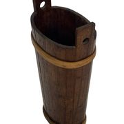 Vintage Wooden Umbrella Stand, 1960s minimalist design