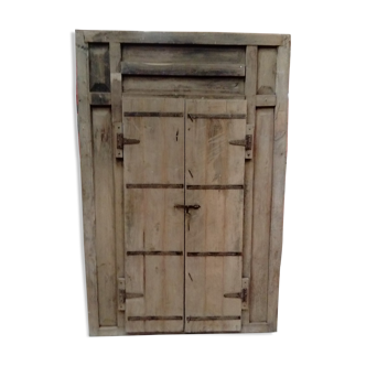 Porte ancienne en teck