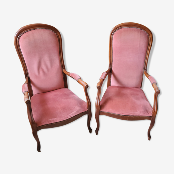 2 fauteuils Voltaire
