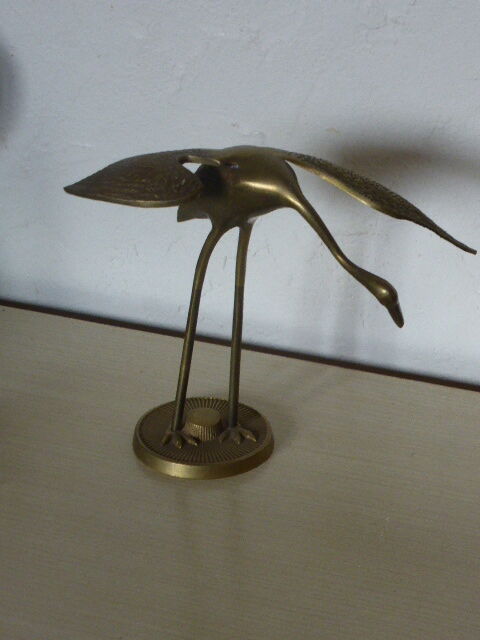 Brass heron, 1960s