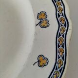 K&G Lunéville "Rouen Clover" plate circa 1880-1900