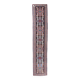Pink & Blue Long Turkish Vintage Runner Rug, 80x398Cm