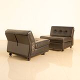 Set of 5 "Amanta" armchairs by Mario Bellini for C&B Italia 80's