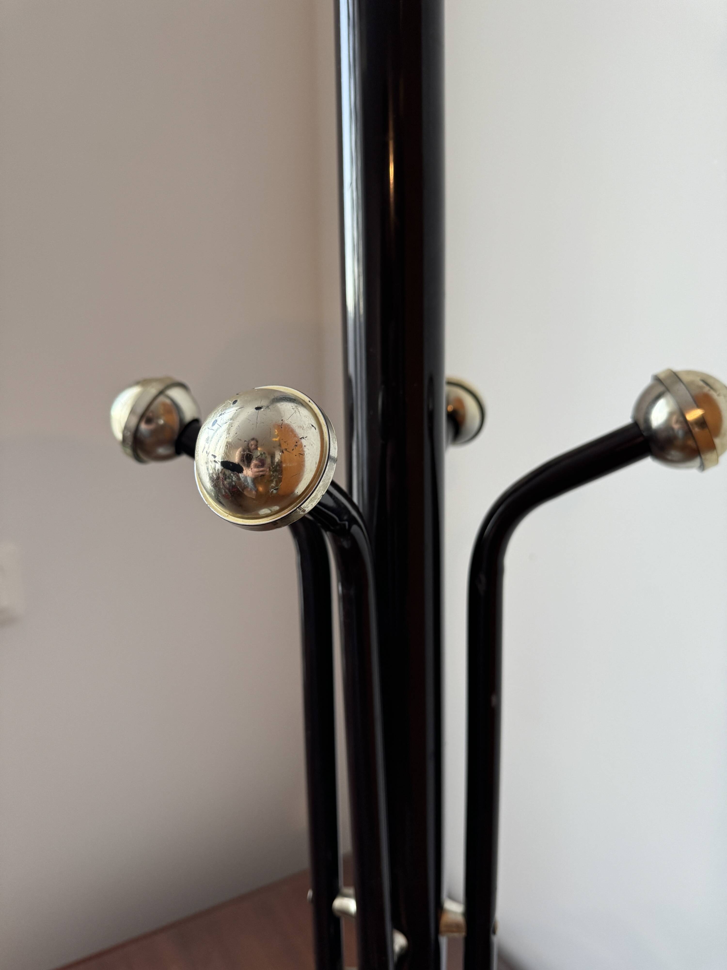Porte manteau avec pied en marbre 1970