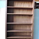 Open bookcase in vintage teak