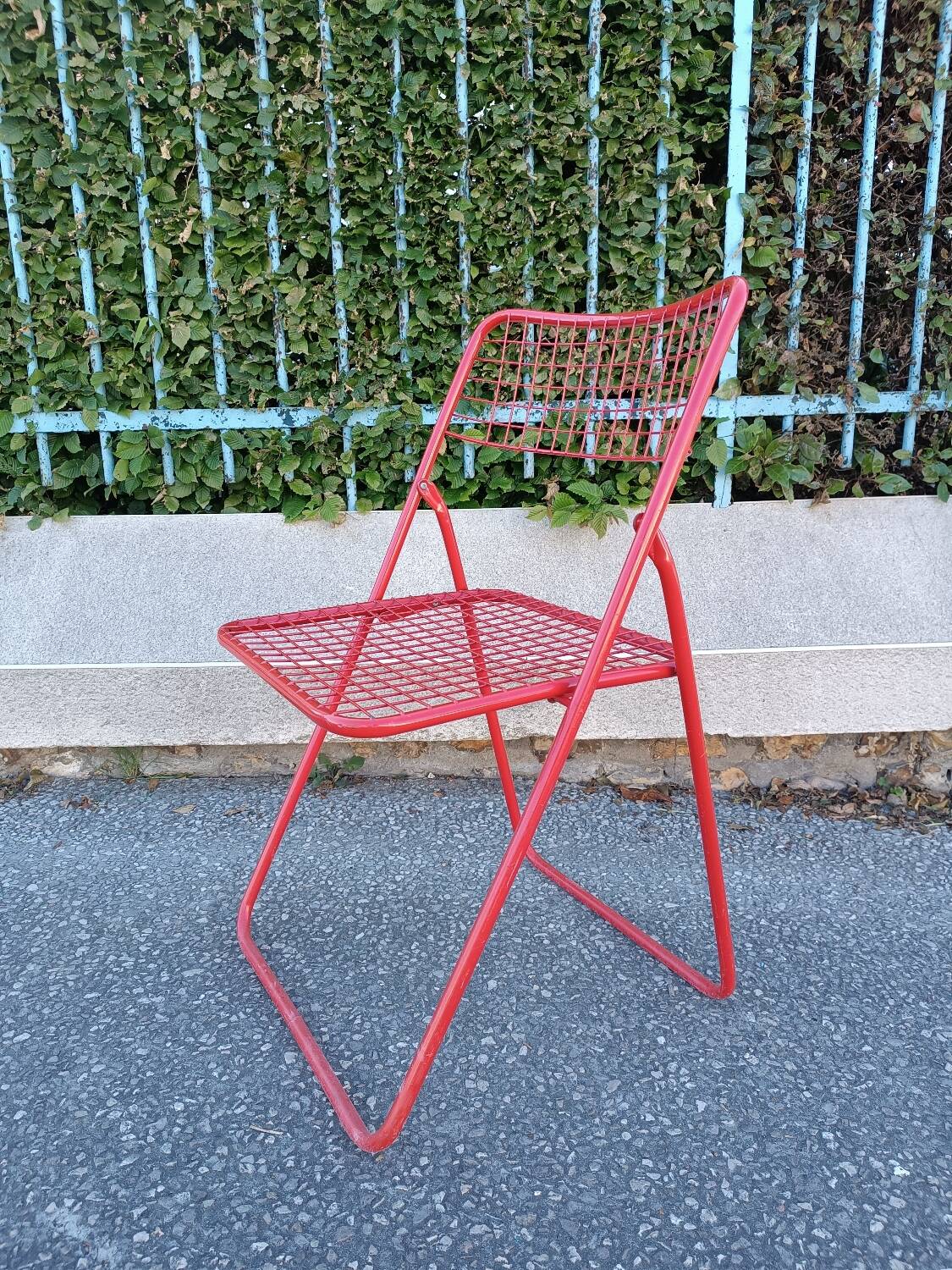 Chaises Vintage Pliantes “Ted Net” par Niels Gammelgaard, IKEA, 1980