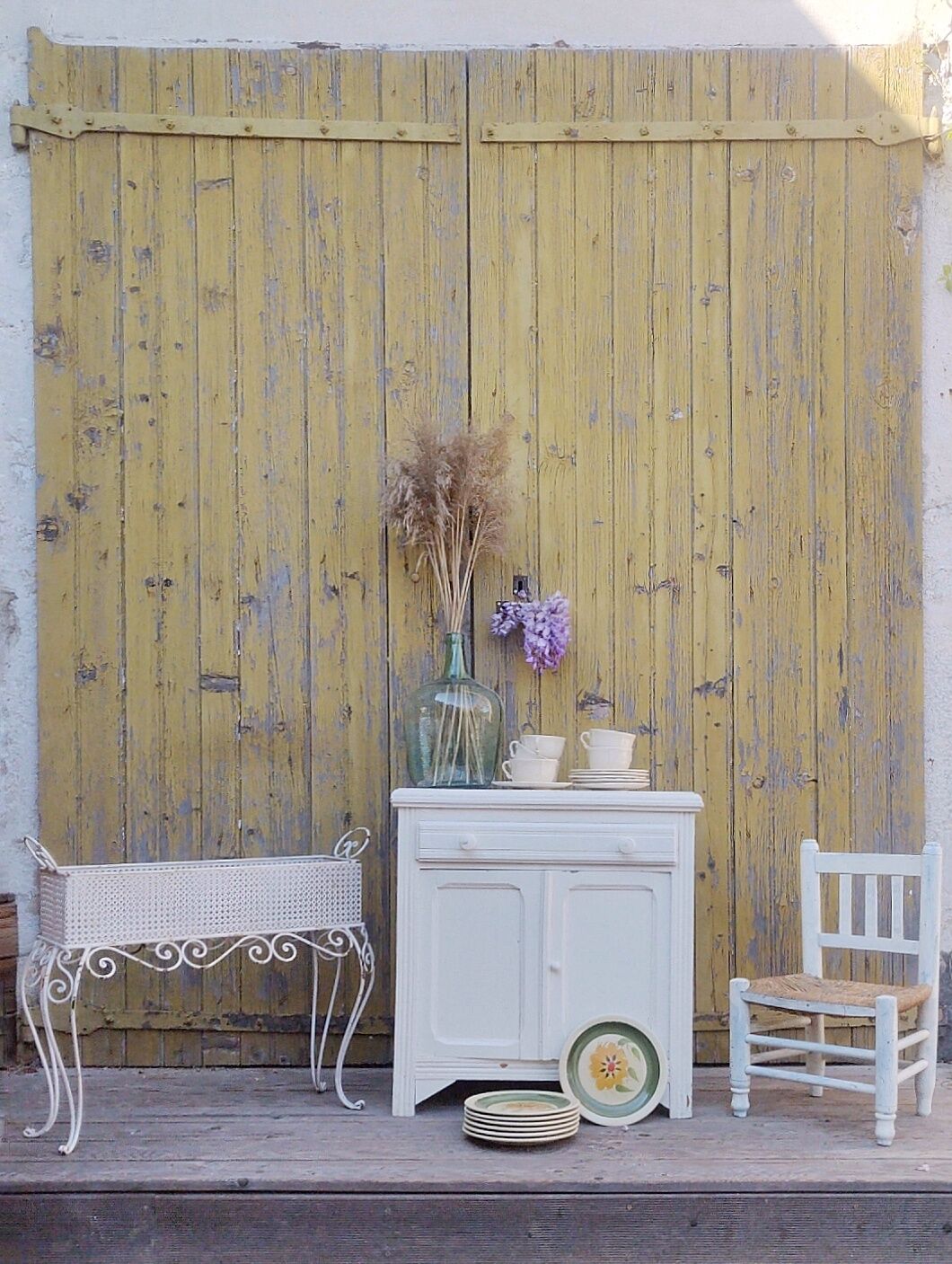 White art deco buffet