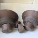 Pair of Danish Vintage Copper Wall Lamps