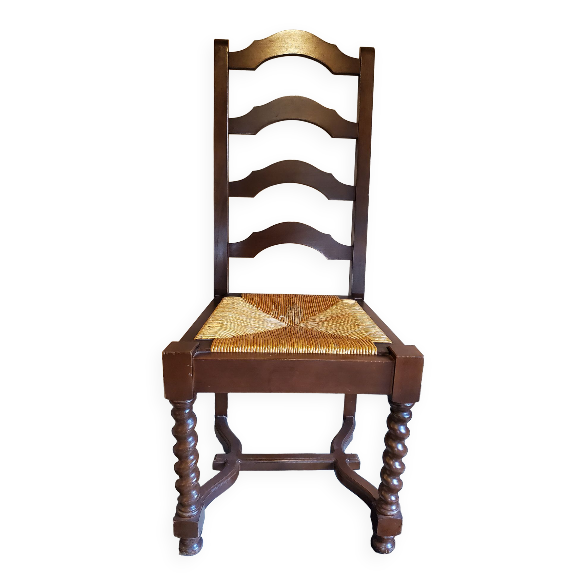 Set of 4 dining chairs Louis XIII style