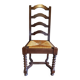 Lot de 4 chaises de salle à manger style Louis XIII