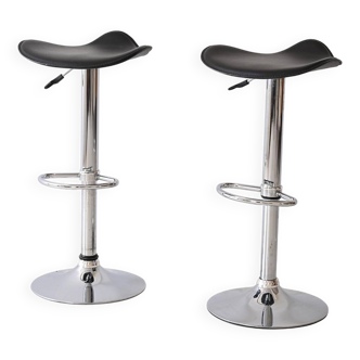Paire de tabourets de bar
