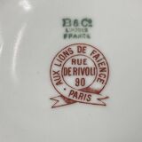 Limoges porcelain tea set Bernardaud Teapot sugar bowl milk pot cups