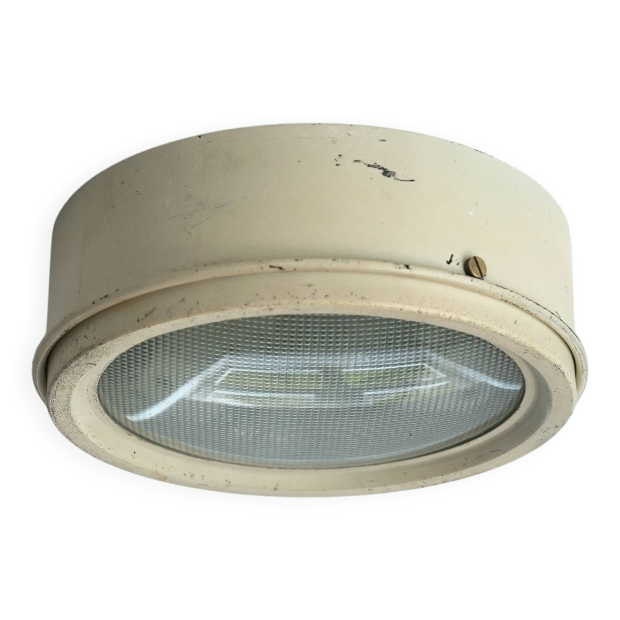 Vintage Italian ceiling lamp model 3055 by Gino Sarfatti for Arteluce, 1962.