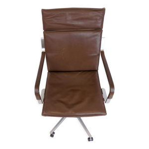 Chaise de bureau en cuir de Rudolf