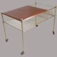 Vintage coffee table with rack Serving trolley on wheels
