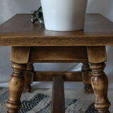 Country coffee table western vintage oak