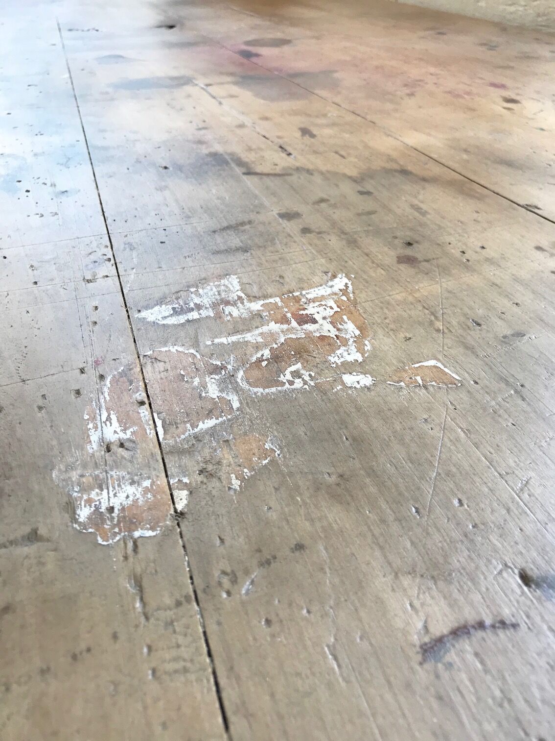 Vintage pine farm table