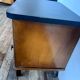 Paire de tables de nuit table de chevet vintage pieds compas