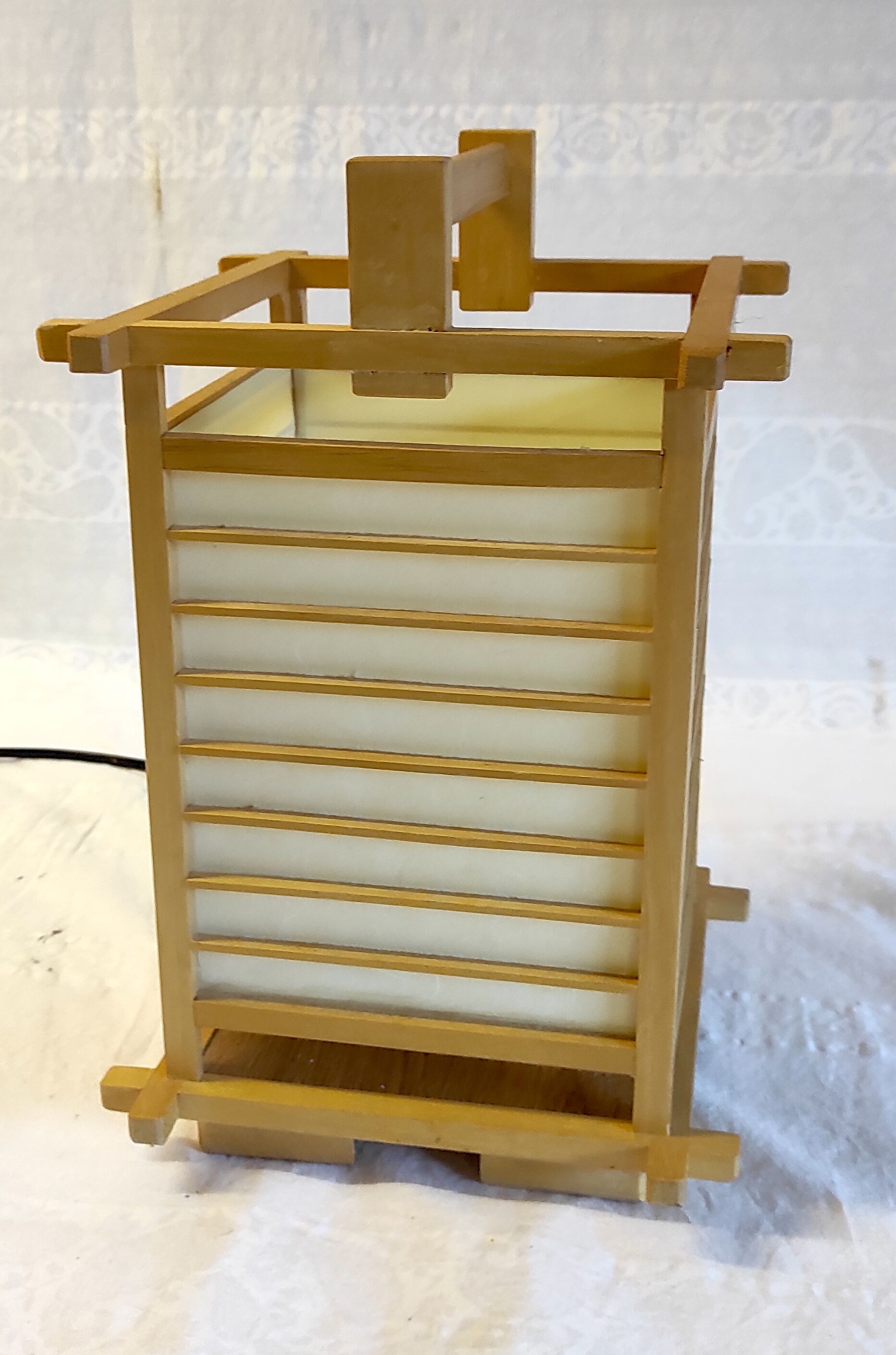 Japanese style bedside lamp – 70s/80s