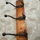 Old coat rack with 5 hooks