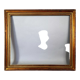 Old frame hollow edges gilded wood gold leaf 53x45 foliage 46x38 cm SB