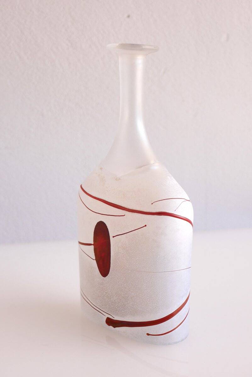 Swedish vase by B. Vallien for Kosta Boda, 1980s