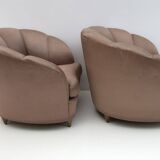 Gio Ponti Midcentury Rare Italian Curved Armchairs "Casa E Giardino" 1936