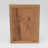 Mirror wood patina yellow