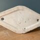 White porcelain towel rack, early twentieth century