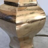 Brass hexagonal lamp