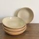 Vintage french stoneware ceramics set – mineral earth