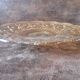 Original semi-hollow crystal dish
